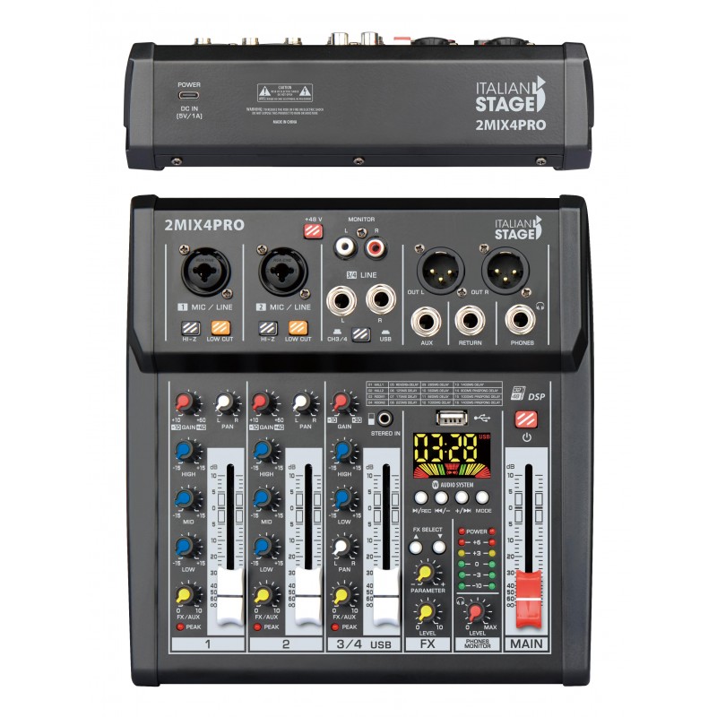 ITALIAN STAGE IS 2MIX4PRO Distributed Product